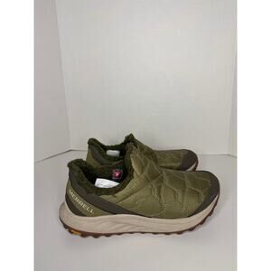 Merrell Women's Antora 3 Thermo Moc Olive Green Size 6.5 Vibram Sole